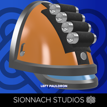 Load image into Gallery viewer, Space Wars Mandalorian Strength Pauldrons - STL Files for 3D Printing
