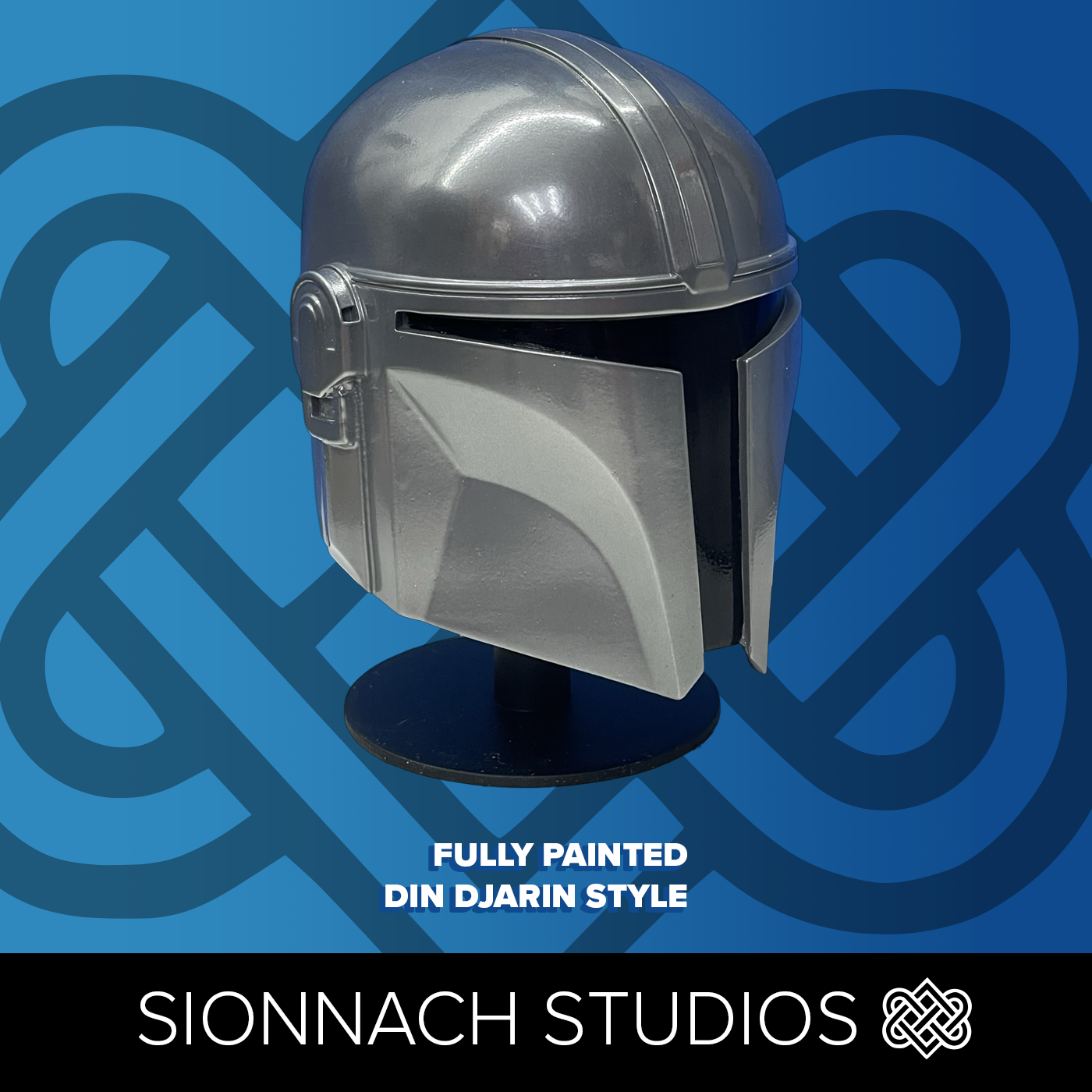 Space Merc Mandalorian Mini Helmet Kit Raw Resin Kit