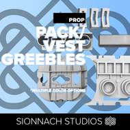 Star Wars Inspired Pack and Vest Greebles