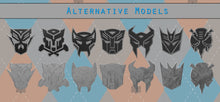 Load image into Gallery viewer, Transformers Inspired - Faction Badges/Magnets STL Files for 3D Printing
