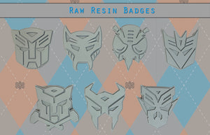 Transformers Inspired - Faction Badges/Magnets