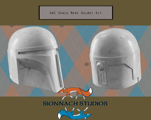 AAC Original Design Space Merc Resin Helmet Kit (Mandalorian Inspired)