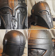 Load image into Gallery viewer, Resin Helmet Inspired by The Armorer Blacksmith (from The Mandalorian)
