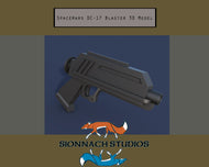 Star Wars Clone Wars Inspired DC-17 Blaster - STL Files for 3D Printing