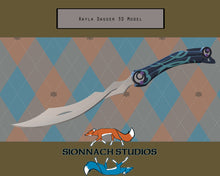Load image into Gallery viewer, The Dragon Prince Inspired Rayla Dagger - STL Files for 3D Printing
