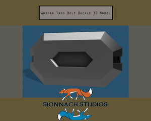 Ahsoka Tano Star Wars The Clone Wars Season 7 Inspired Belt Buckle - STL Files for 3D Printing