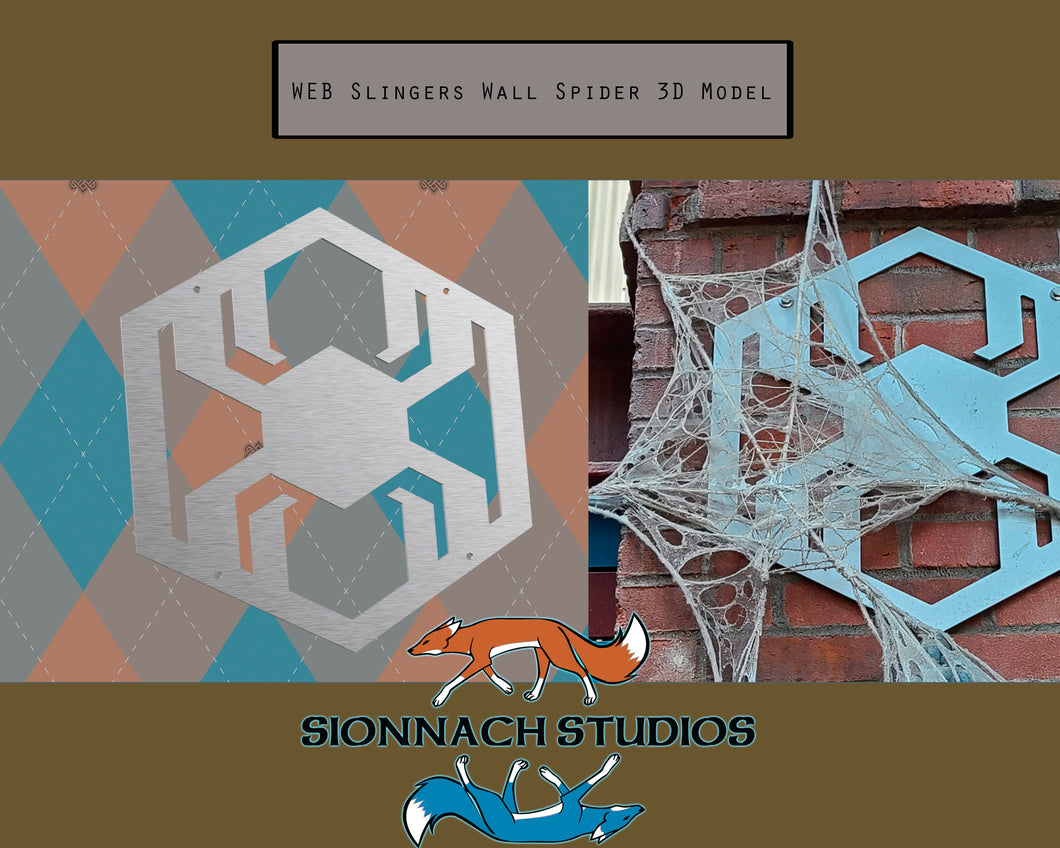 Spider-Man WEB Slingers Inspired Wall Decoration - 3D STL Files