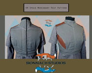Women's KR Space Mercenary Vest Pattern inspired by Koska Reeves on The Mandalorian