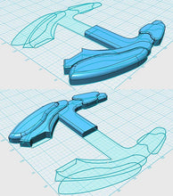 Load image into Gallery viewer, Voltron Inspired Prop Keith Sword and Bayard for Cosplay - 3D Printed Kit

