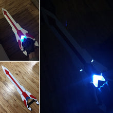 Load image into Gallery viewer, Voltron Inspired Prop Keith Sword and Bayard for Cosplay - 3D Printed Kit
