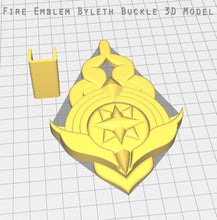 Load image into Gallery viewer, Fire Emblem: Three Houses -  Byleth Belt Buckle/Badge- STL Files for 3D Printing
