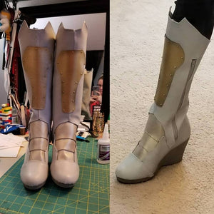 Valkyrie Inspired Knee & Boot Armor Template