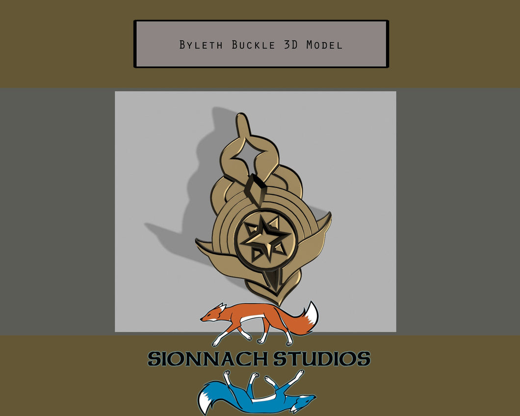 Fire Emblem: Three Houses -  Byleth Belt Buckle/Badge- STL Files for 3D Printing