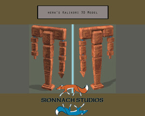 Hera's Kalikori Star Wars Rebels Inspired Prop Replica - STL Files for 3D Printing