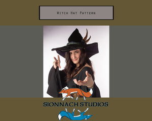 Witch Hat Template - Digital Download