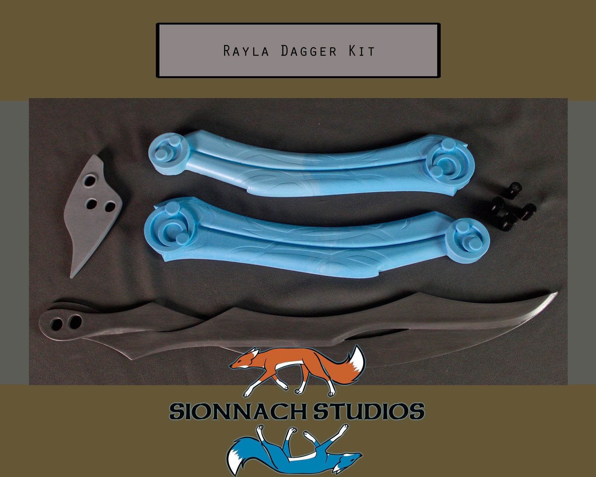 The Dragon Prince Inspired Rayla Dagger Kit for Cosplay – Sionnach Studios