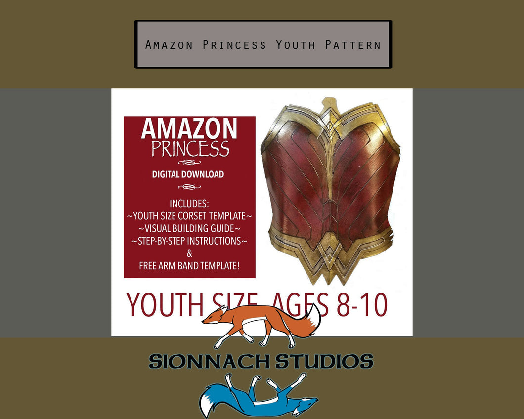 Corset Template - Amazon Princess - Digital Download