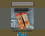 Blacksmith Glove (Gauntlet) Covers, Belt Pattern inspired by The Armorer (from The Mandalorian)