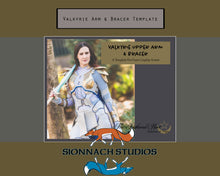 Load image into Gallery viewer, Valkyrie Inspired Upper Arm Harness and Bracer Template
