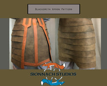 Load image into Gallery viewer, Blacksmith Apron Pattern inspired by The Armorer (from The Mandalorian)
