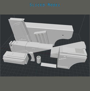 Westar 35 Blaster Inspired by Sabine Wren from Star Wars Rebels Prop Replica STL Files for 3D Printing