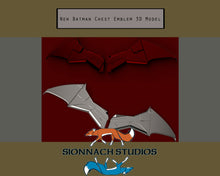 Load image into Gallery viewer, New Batman Inspired - Chest Emblem for Cosplay - STL File for 3D Printing
